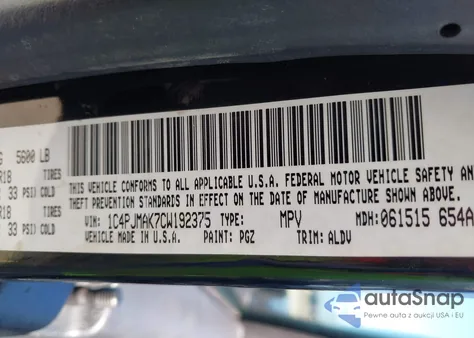 2012 Jeep Liberty Sport из США, поврежденный, VIN 1C4PJMAK7CW192375